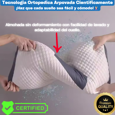 Almohada Ortopedica Viscoelastica + ENVIO GRATUITO🎁