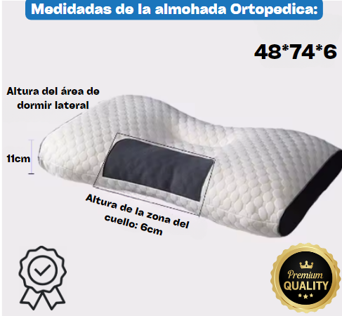 Almohada Ortopedica Viscoelastica + ENVIO GRATUITO🎁