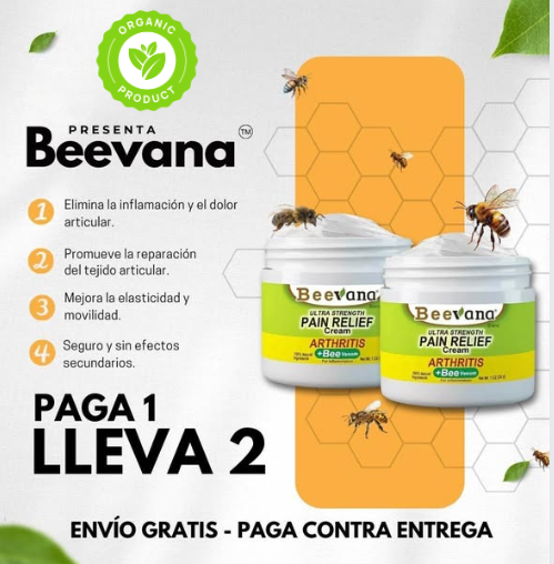 Crema Beevana Anti-Dolores + OFERTA 2X1 ¡SOLO POR HOY!🎁