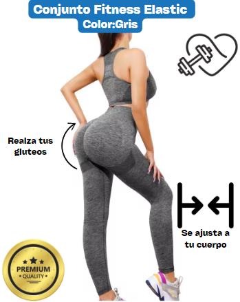 Conjunto Fitness Elastic | ¡Realza tus gluteos!✅