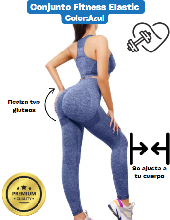 Conjunto Fitness Elastic | ¡Realza tus gluteos!✅