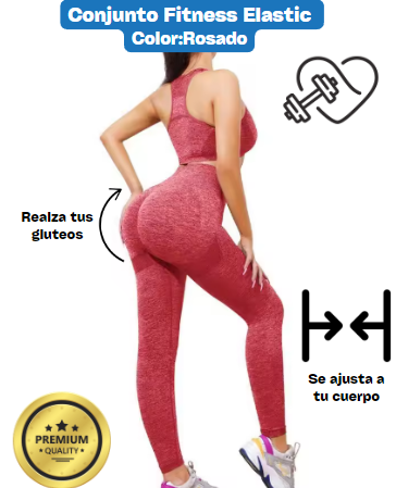 Conjunto Fitness Elastic | ¡Realza tus gluteos!✅